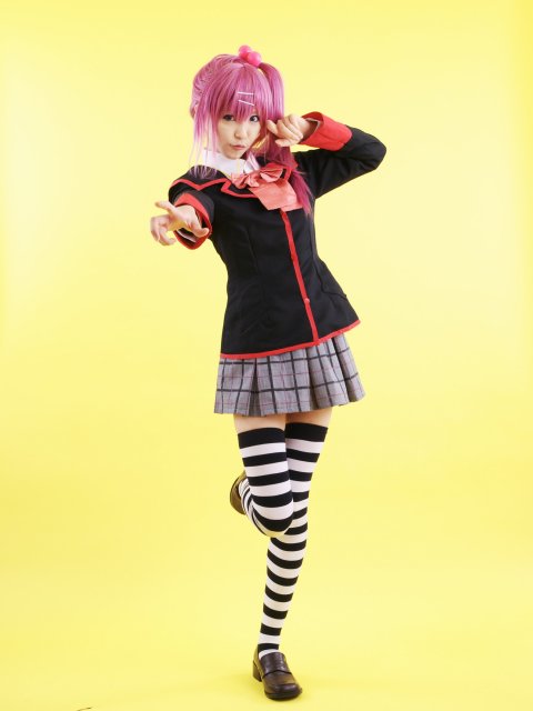 三枝叶留佳-《Little Busters!第二季》_CosPlay图片