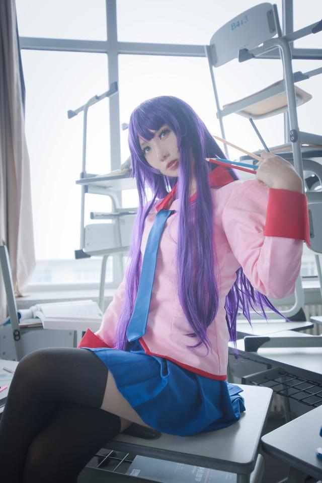 战场原黑仪-《凭物语》_CosPlay图片